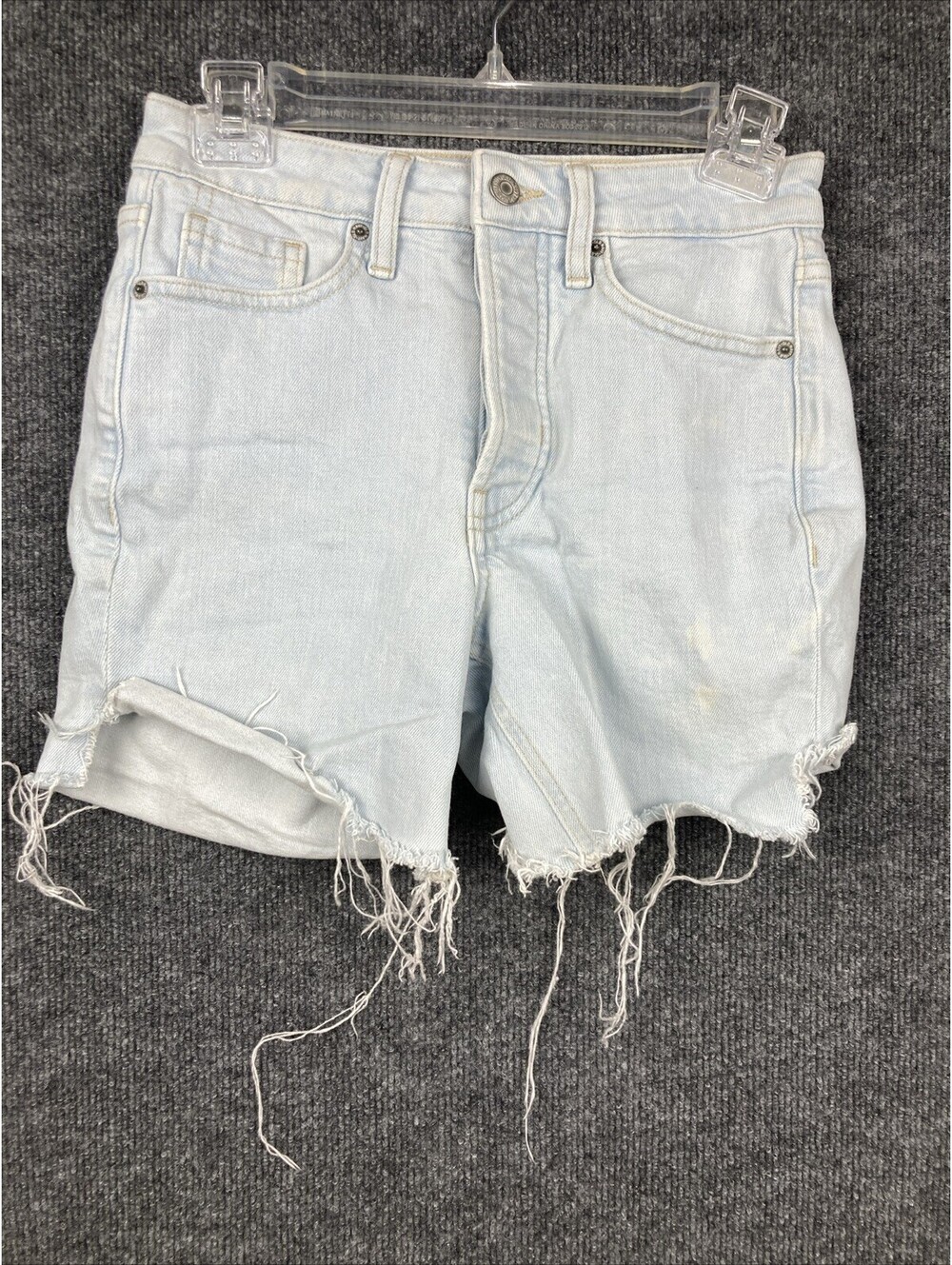 Old Navy Womens Size 0 High Rise O.G. Straight Denim Distressed Cutoff Shorts